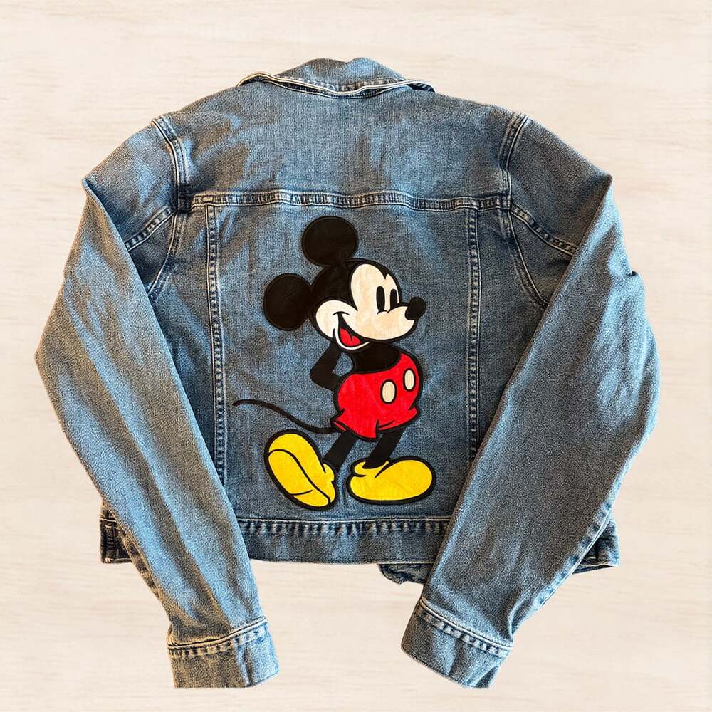 Disney Her Universe Mickey Mouse Denim Jacket Xs